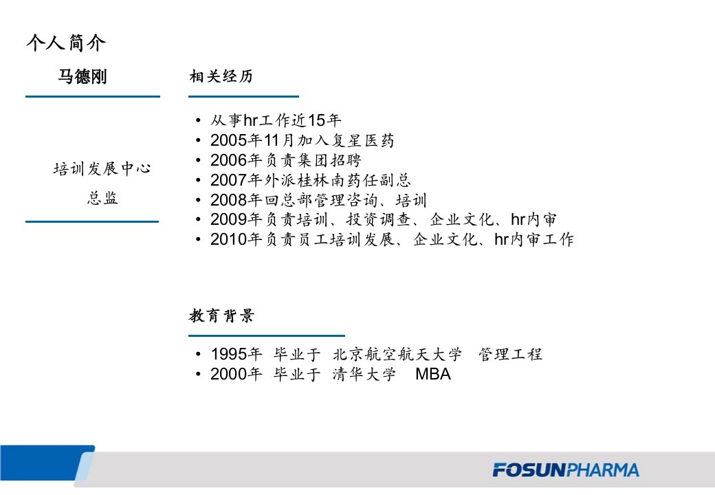 复星人力资源管理培训PPT课件
