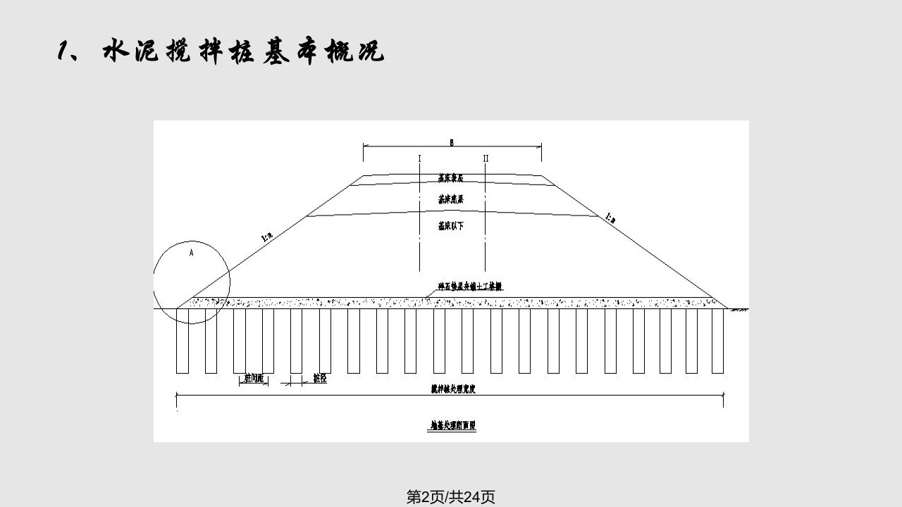 水泥搅拌桩技术交底