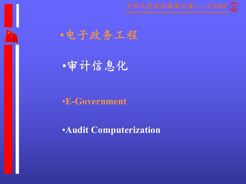 中国电子政务与审计信息化