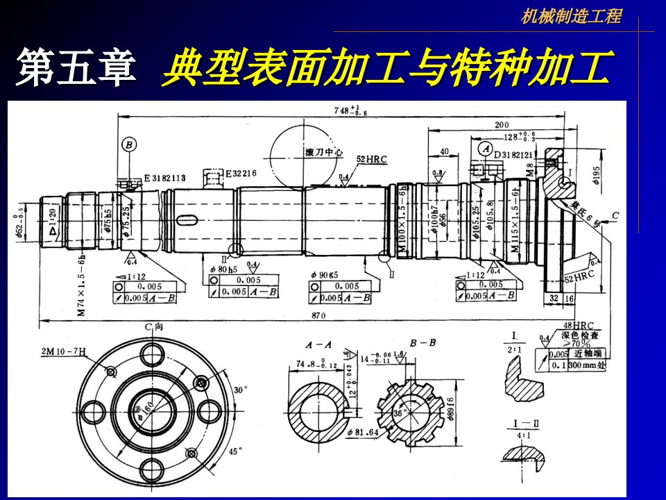 典型零件加工工艺