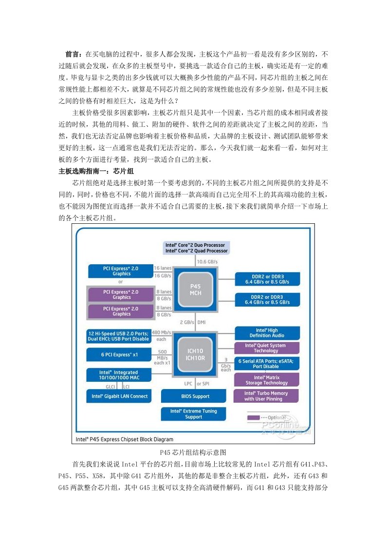 电脑主板选购技巧