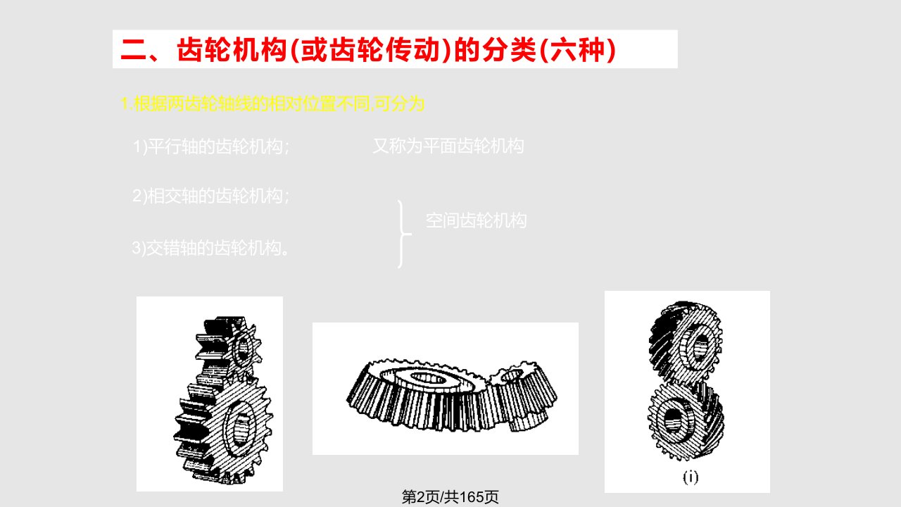 第7章齿轮机构及其设计