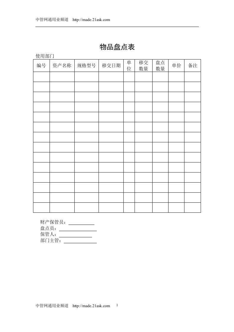 《某公司财务部程序文件表格》(22页)-财务制度表格