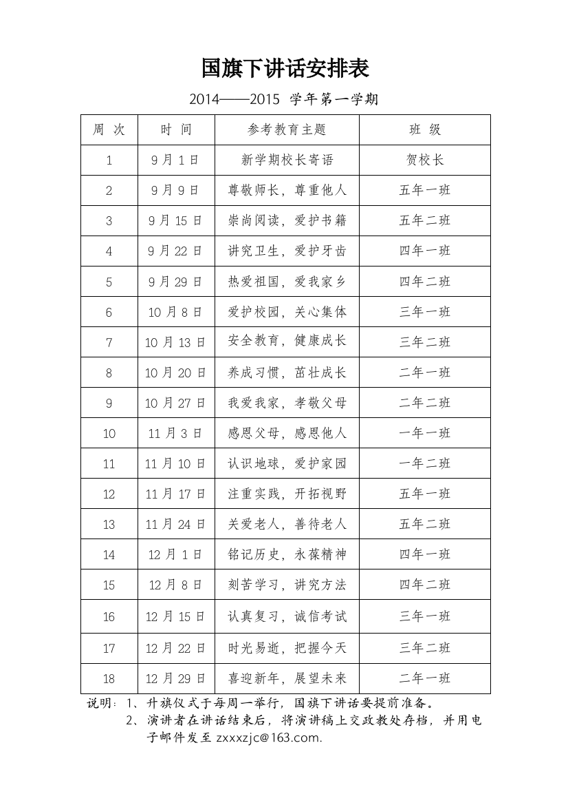 国旗下演讲安媛媛排20149