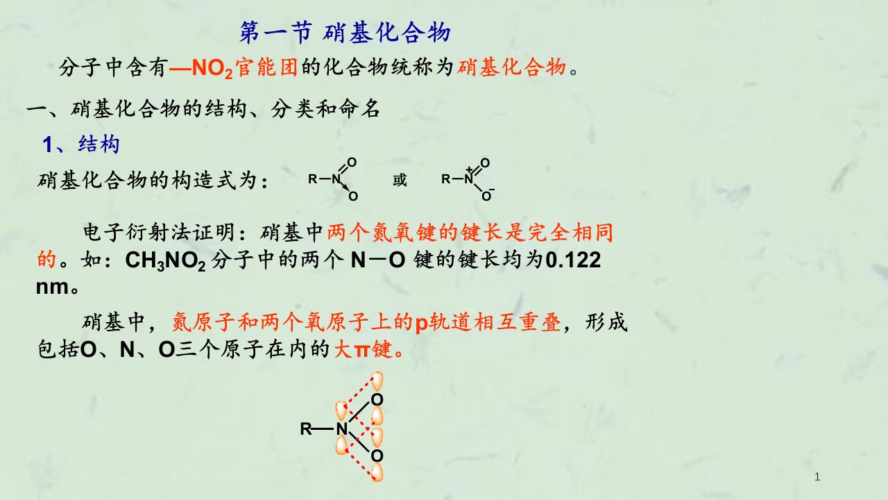 硝基化合物和胺最新课件