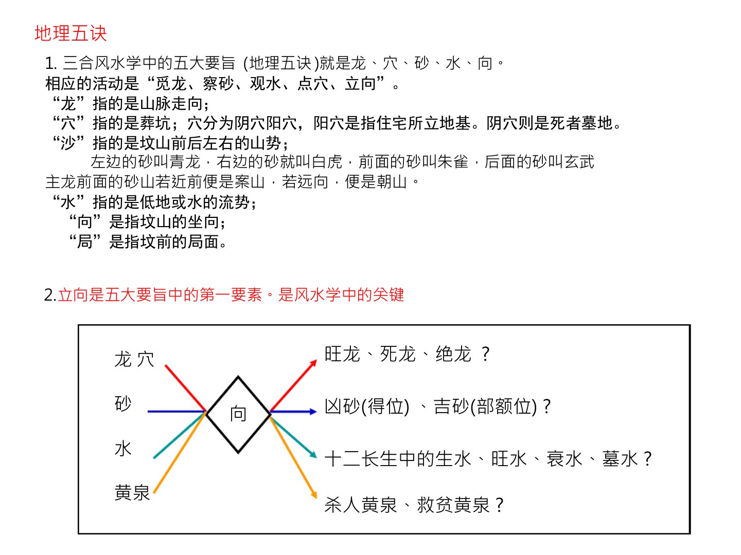 三合12长生水阴宅立向法实用版