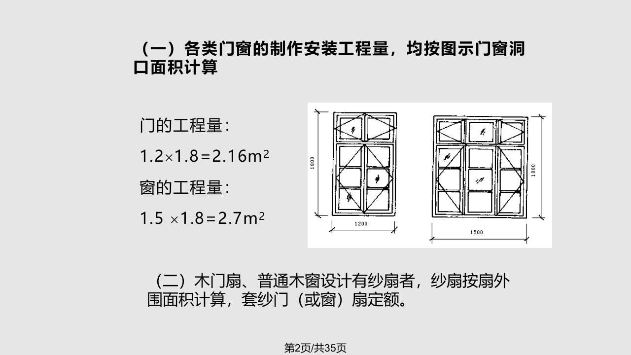 门窗工程装饰工程