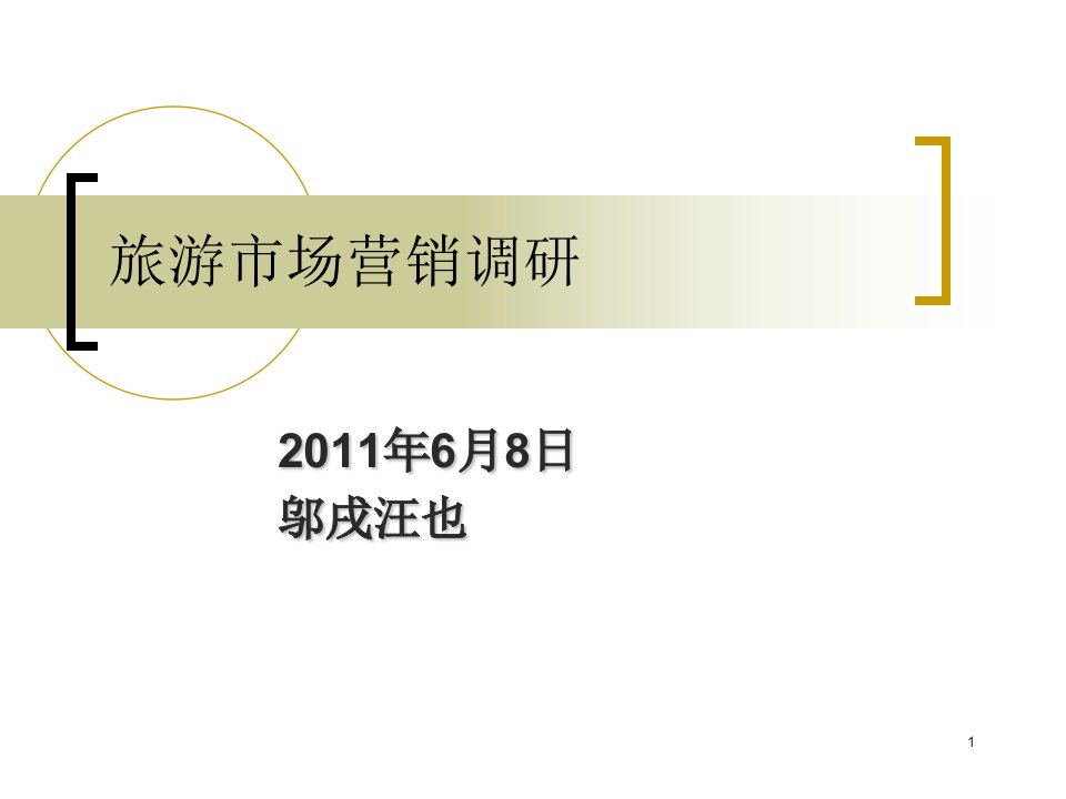 【调研报告】旅游市场营销调研方案及成功案例ppt模版课件