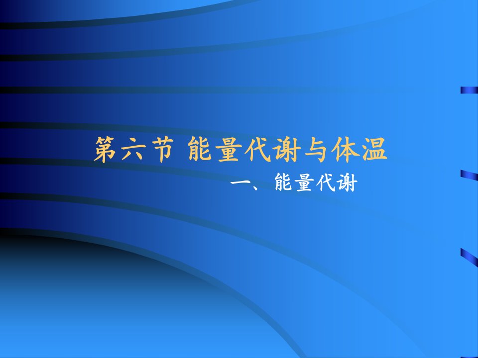 第六节能量代谢与体温