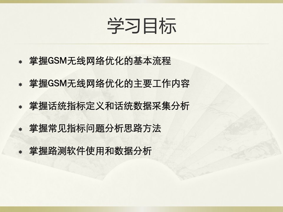 GSM无线网络优化