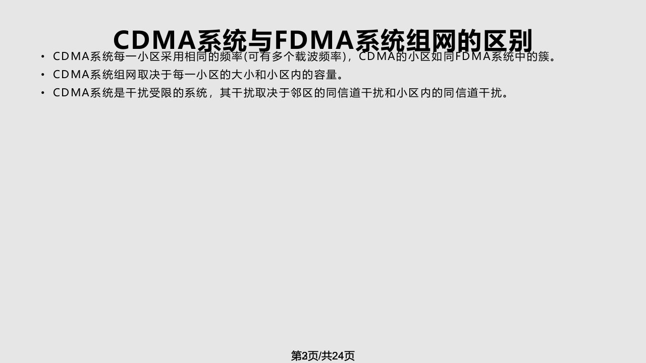 CDMA数字通信系统