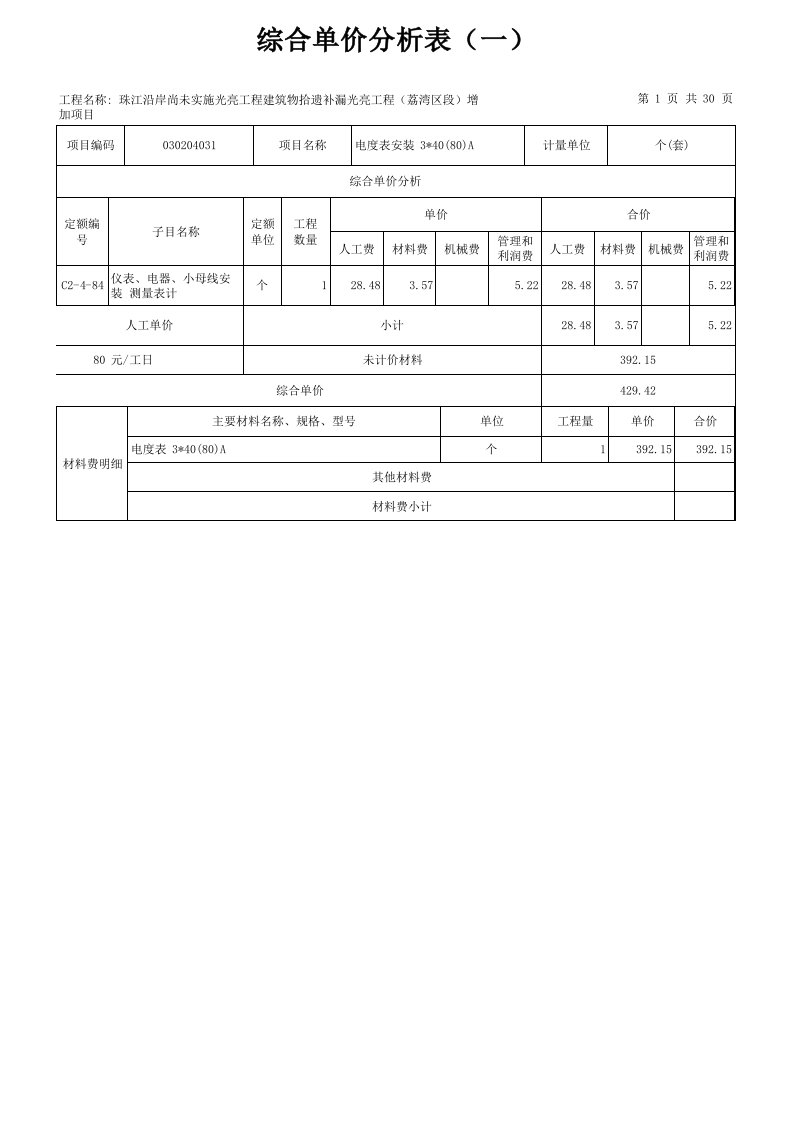 项目管理-珠江沿岸尚未实施光亮工程建筑物拾遗补漏光亮工程荔湾区段增加项目