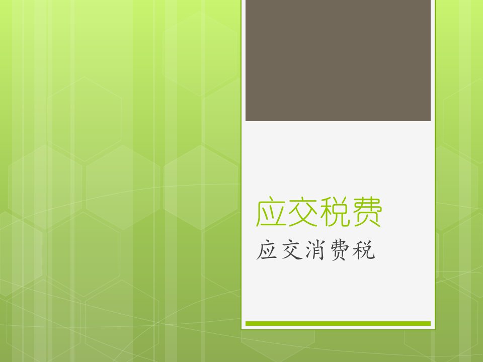 《财务会计实务》课件应交消费税22