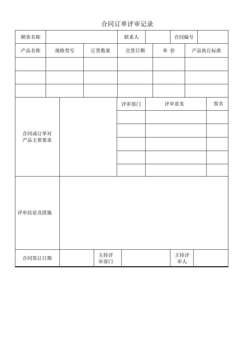 精品文档-QR7202合同订单评审记录