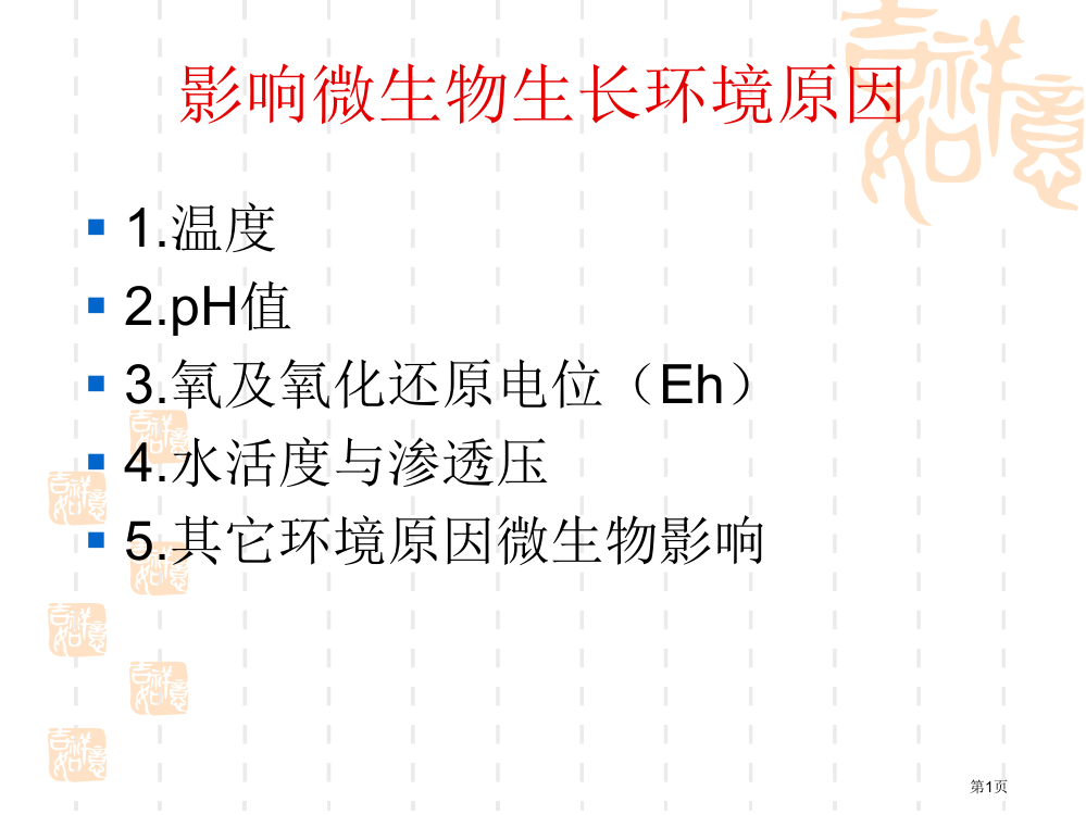 影响微生物生长的环境因素省公开课一等奖全国示范课微课金奖PPT课件