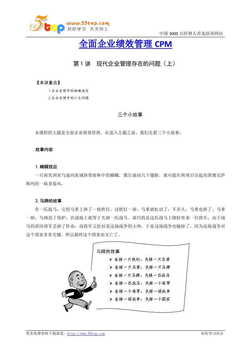 全面企业绩效管理cpm