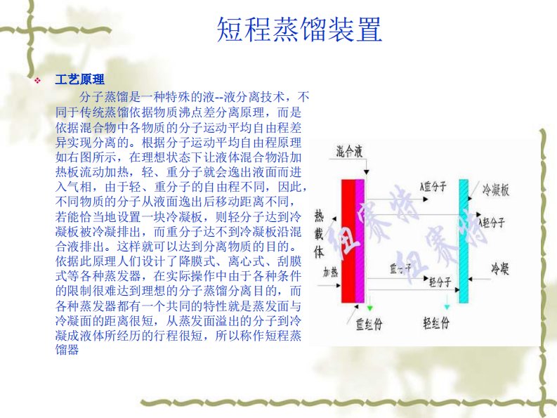 分子蒸馏与薄膜蒸发器