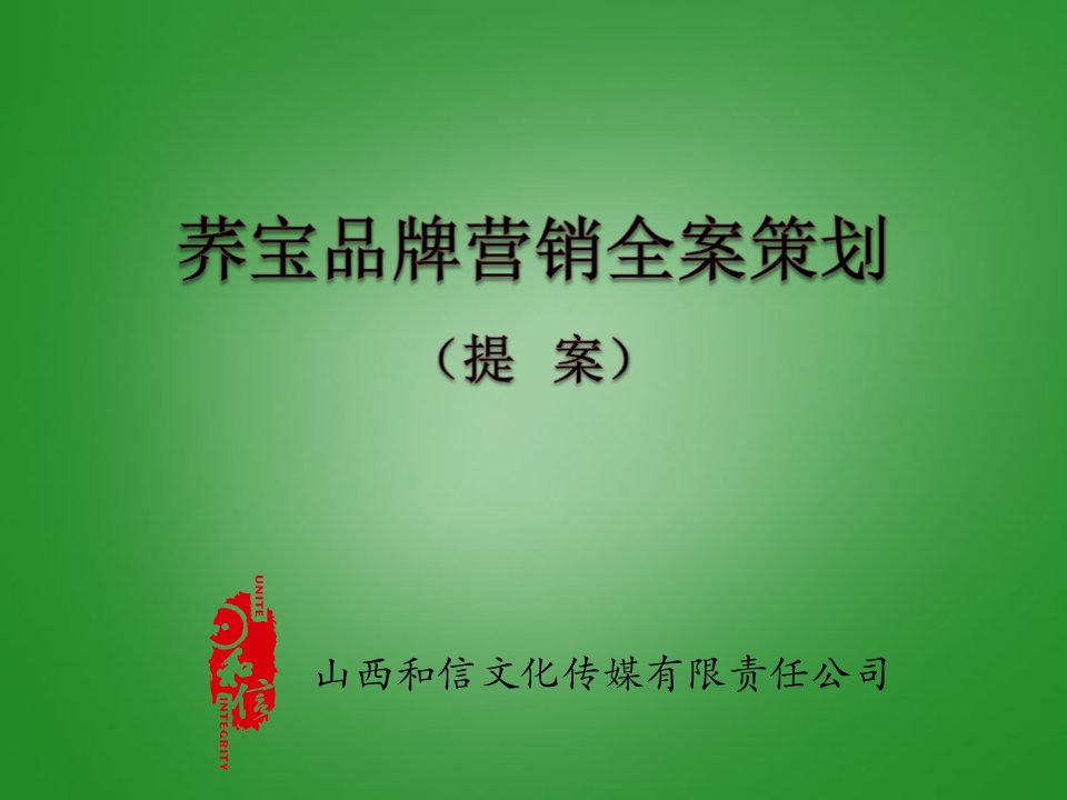 [精选]荞宝品牌营销全案策划提案PDF