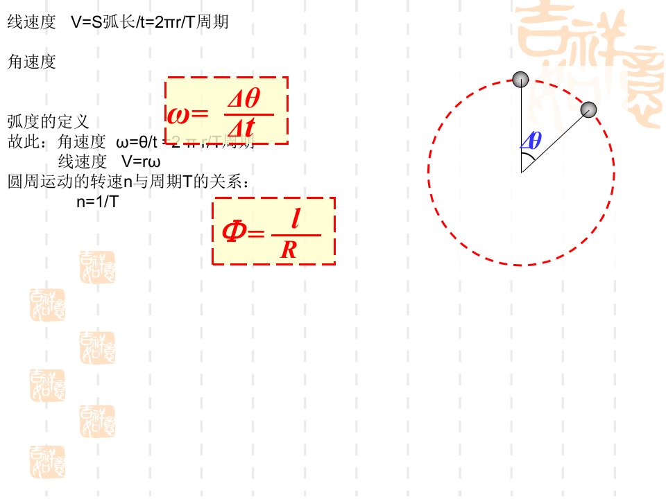 角速度与线速度的关系