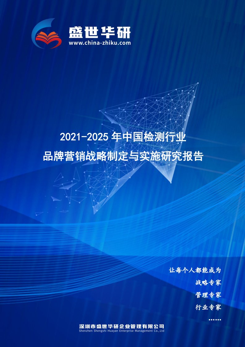 2021-2025年中国检测行业品牌营销战略制定与实施研究报告