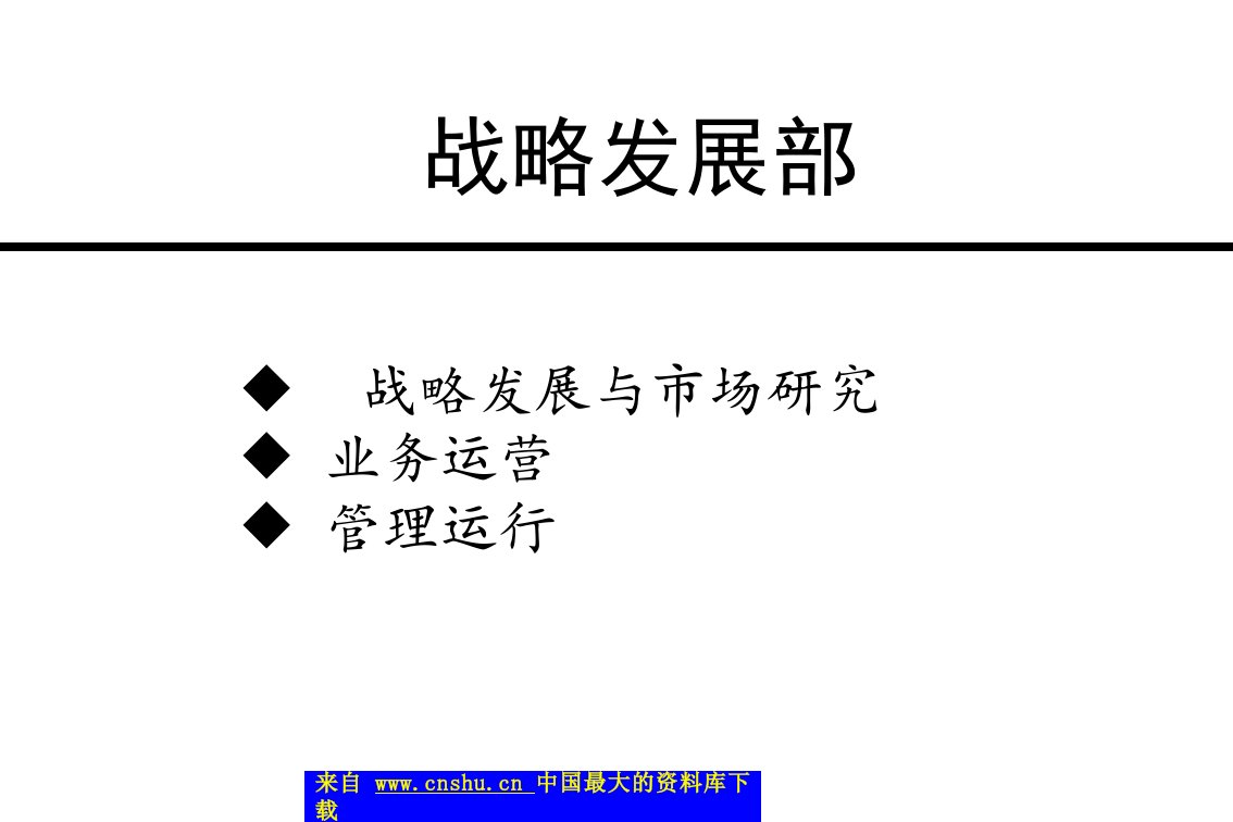 战略发展部流程（PPT