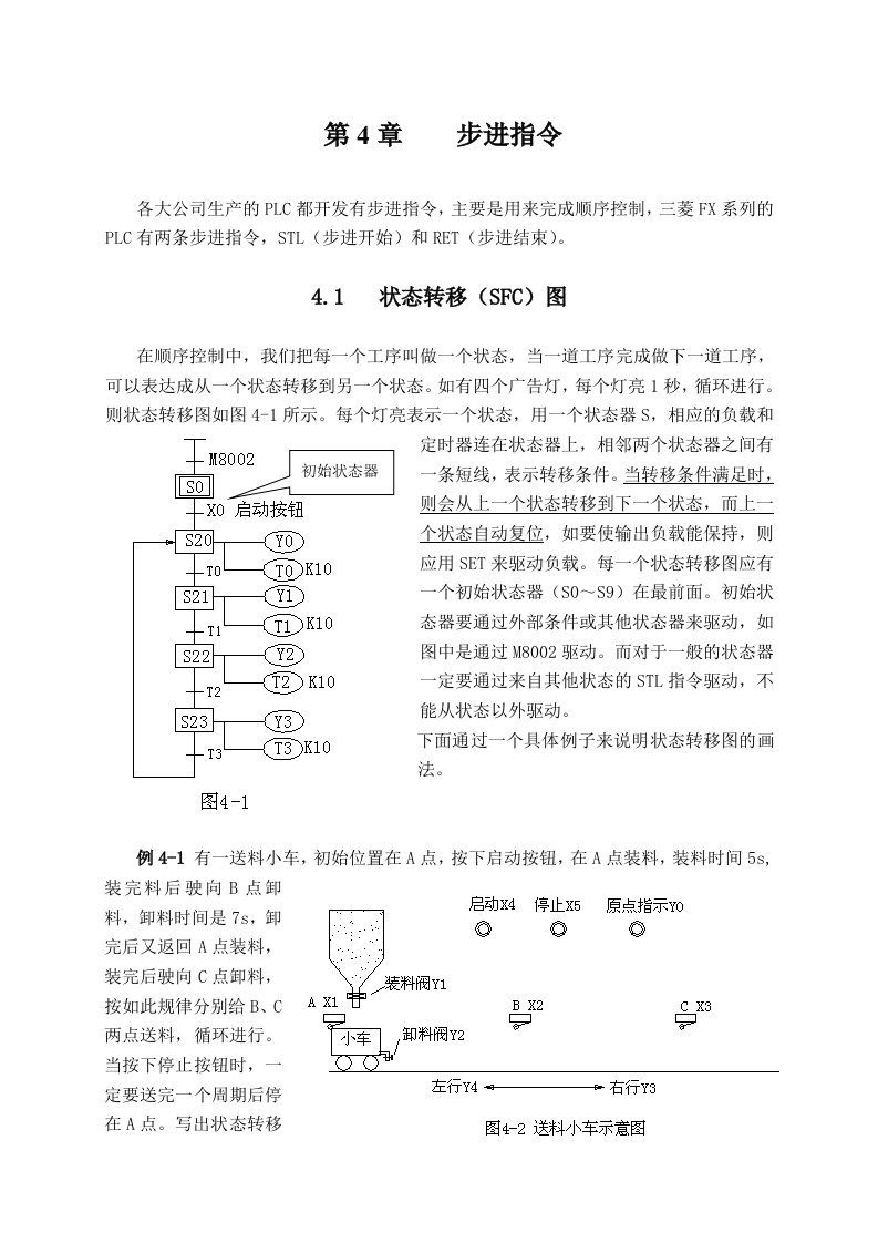 PLC步进指令使用