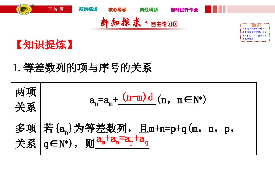 等差数列性质ppt课件