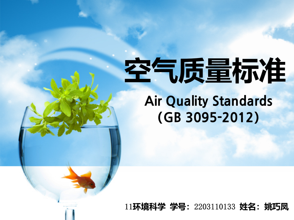 空气质量标准AQI