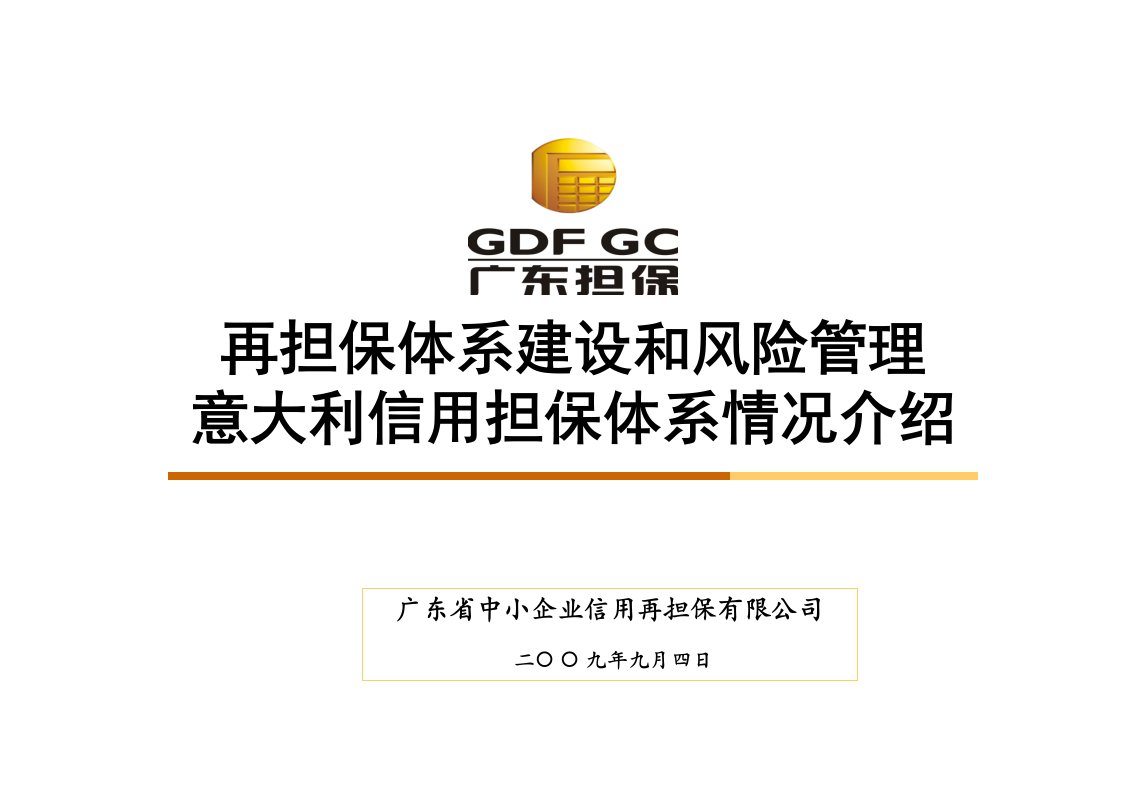 孙宛青再担保体系风险管理和意大利信用担保体系情况介绍-幻