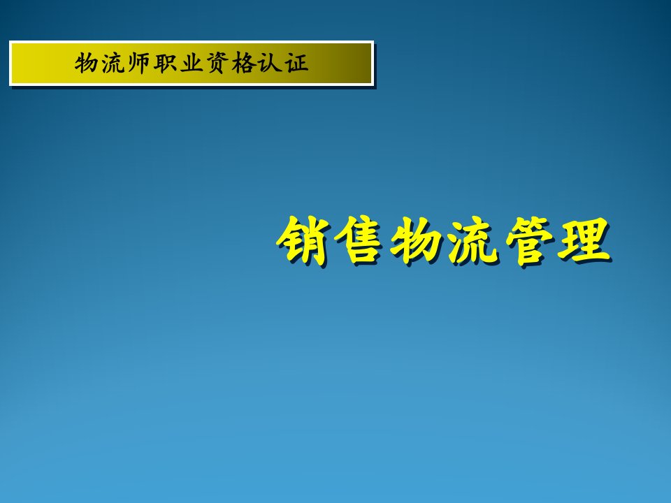 推荐-销售物流管理6配送管理