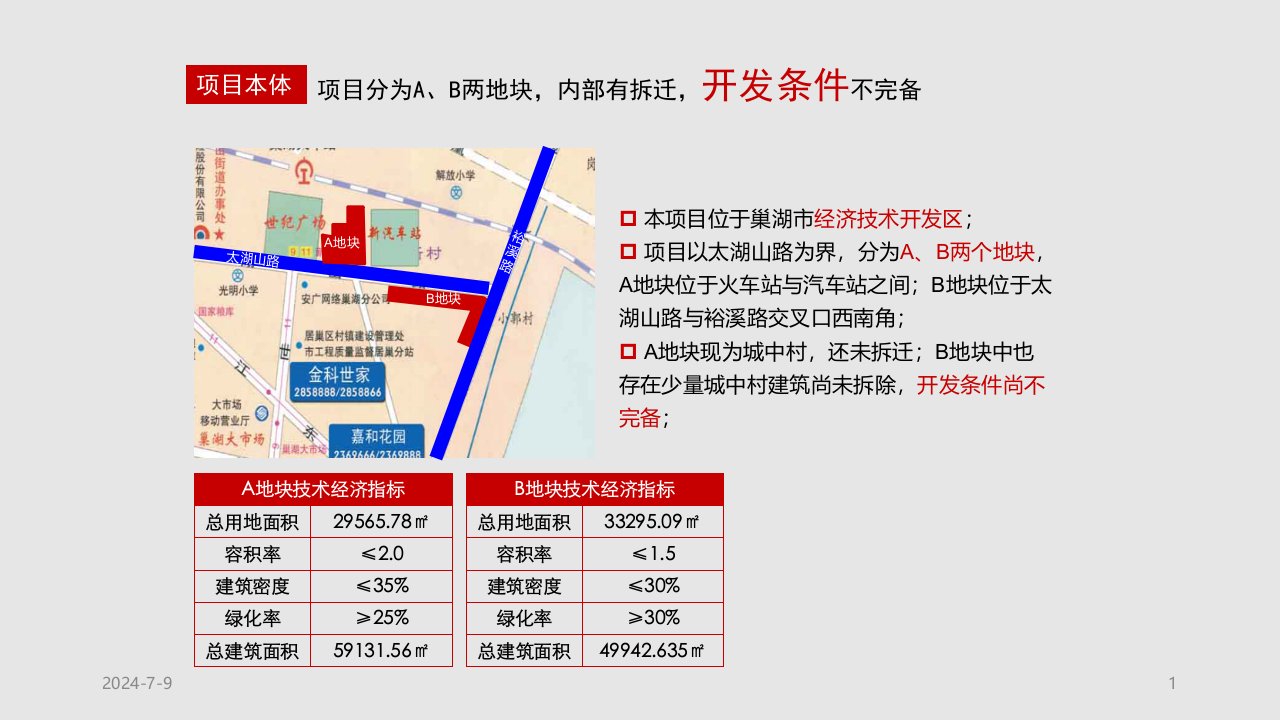 聚龙地产巢湖太湖山路项目项目理解及初步思考