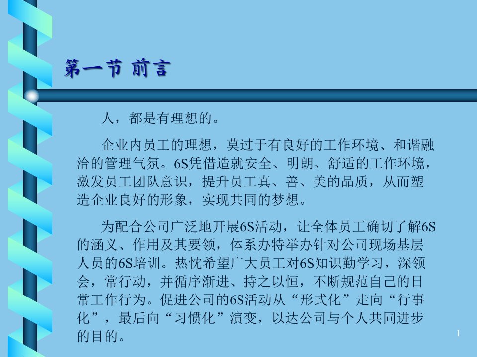 精选6S管理培训教材PPT29页