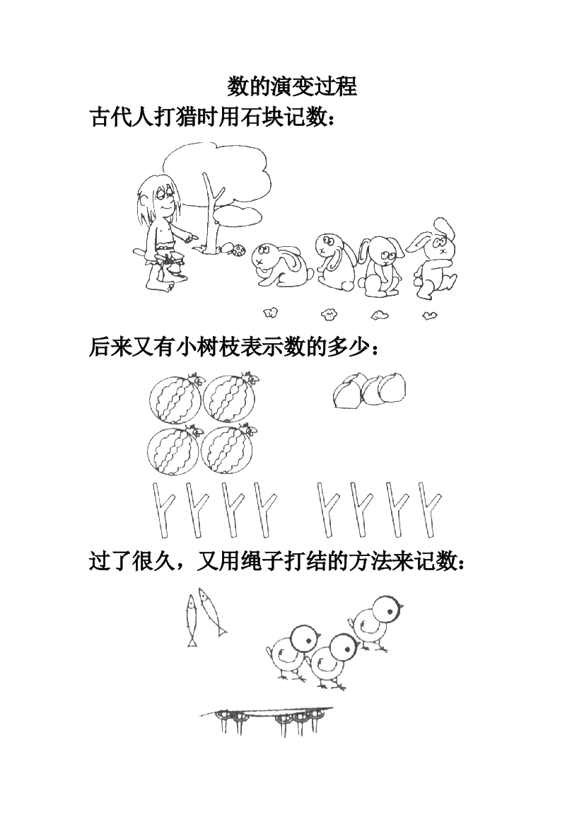 数学文化数的演变过程