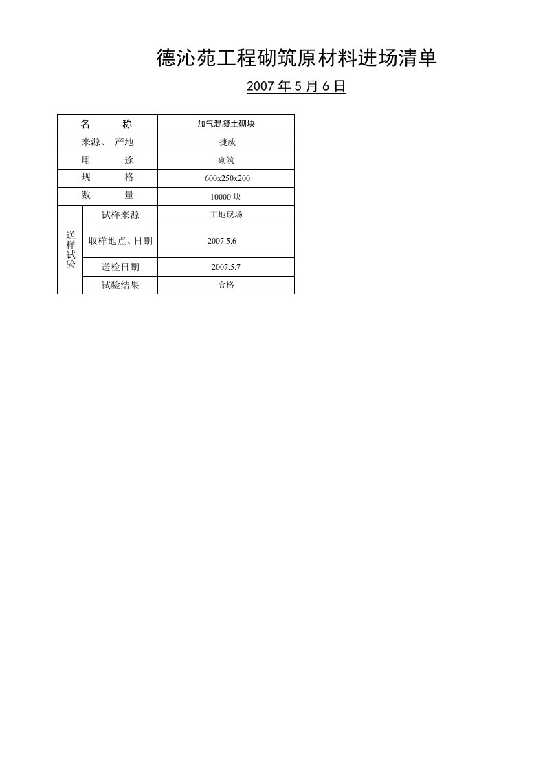 建筑文档-01-数量清单-5.6（砌块）