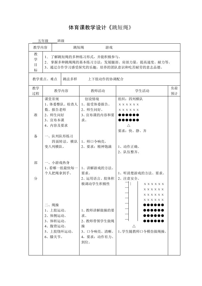 《跳短绳》