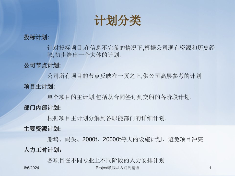 2021年Project教程从入门到精通