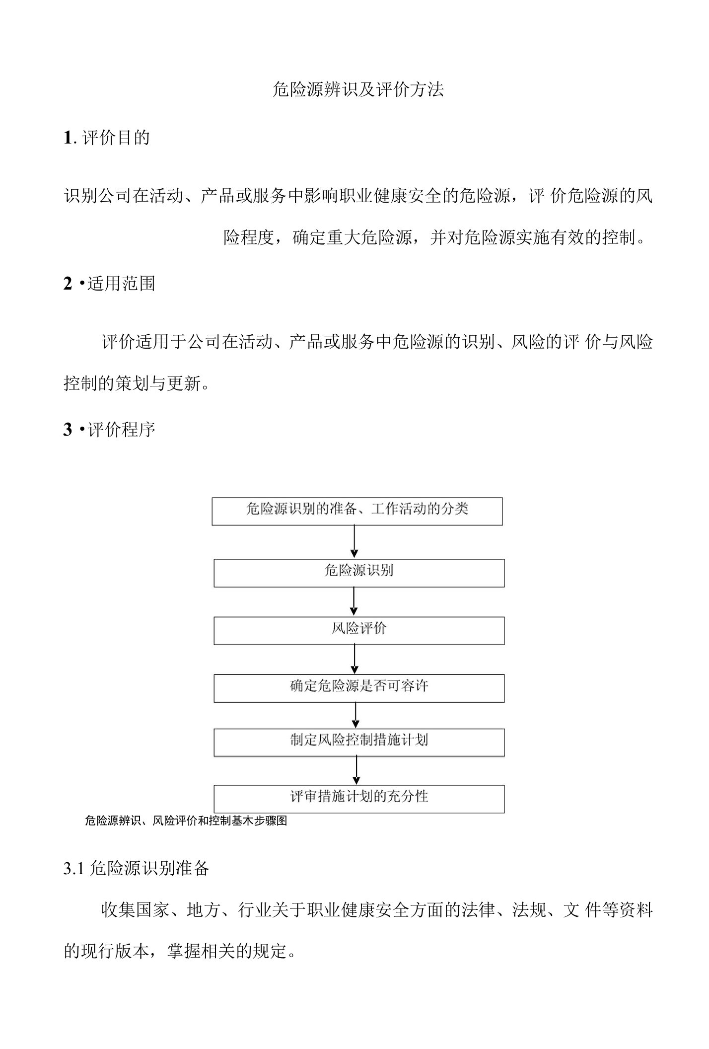 LECD危险源辨识及评价方法