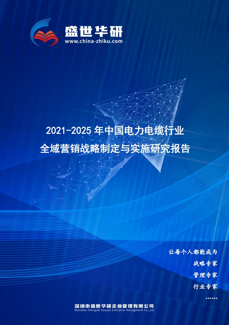 2021-2025年中国电力电缆行业全域营销战略制定与实施研究报告