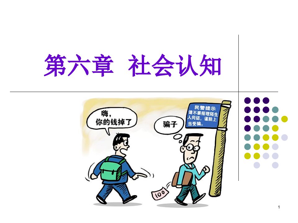 社会心理学第六章社会认知PPT