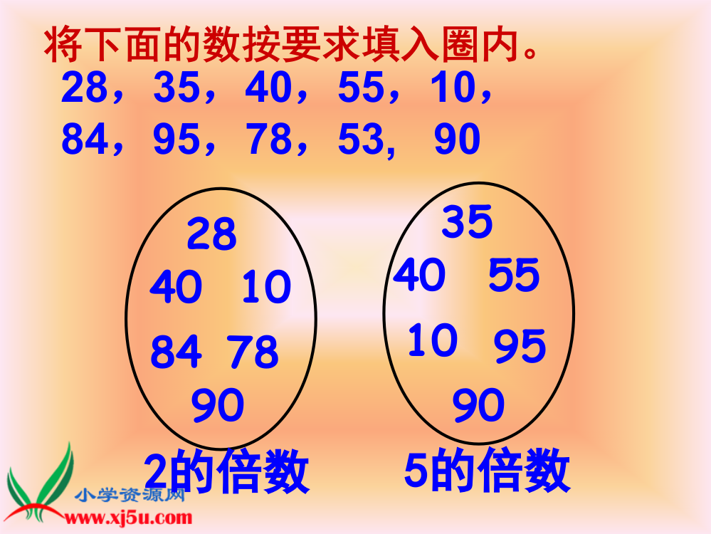 《2、5的倍数特征》课件