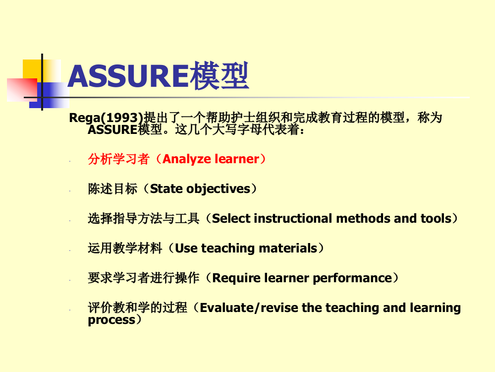 学习的需要