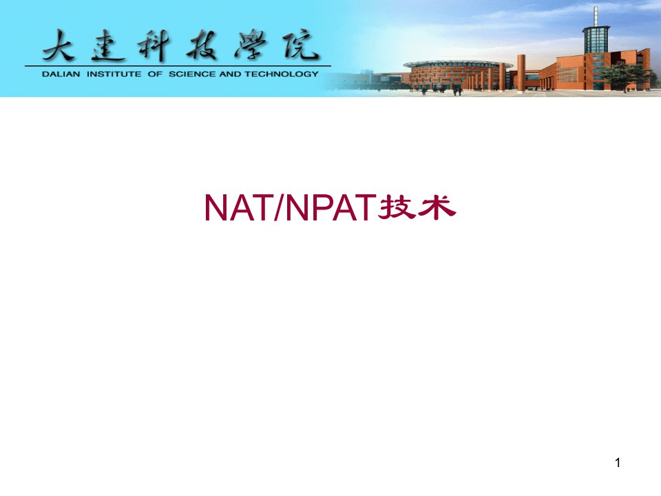 NAT技术参考ppt课件