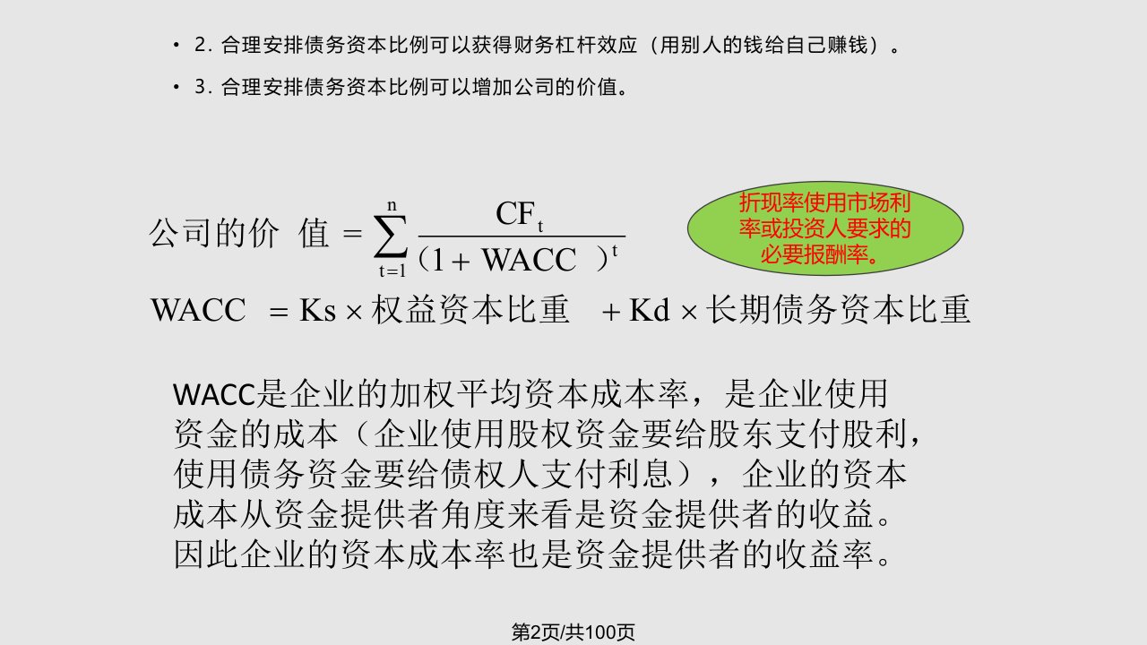 资本结构决策人大件