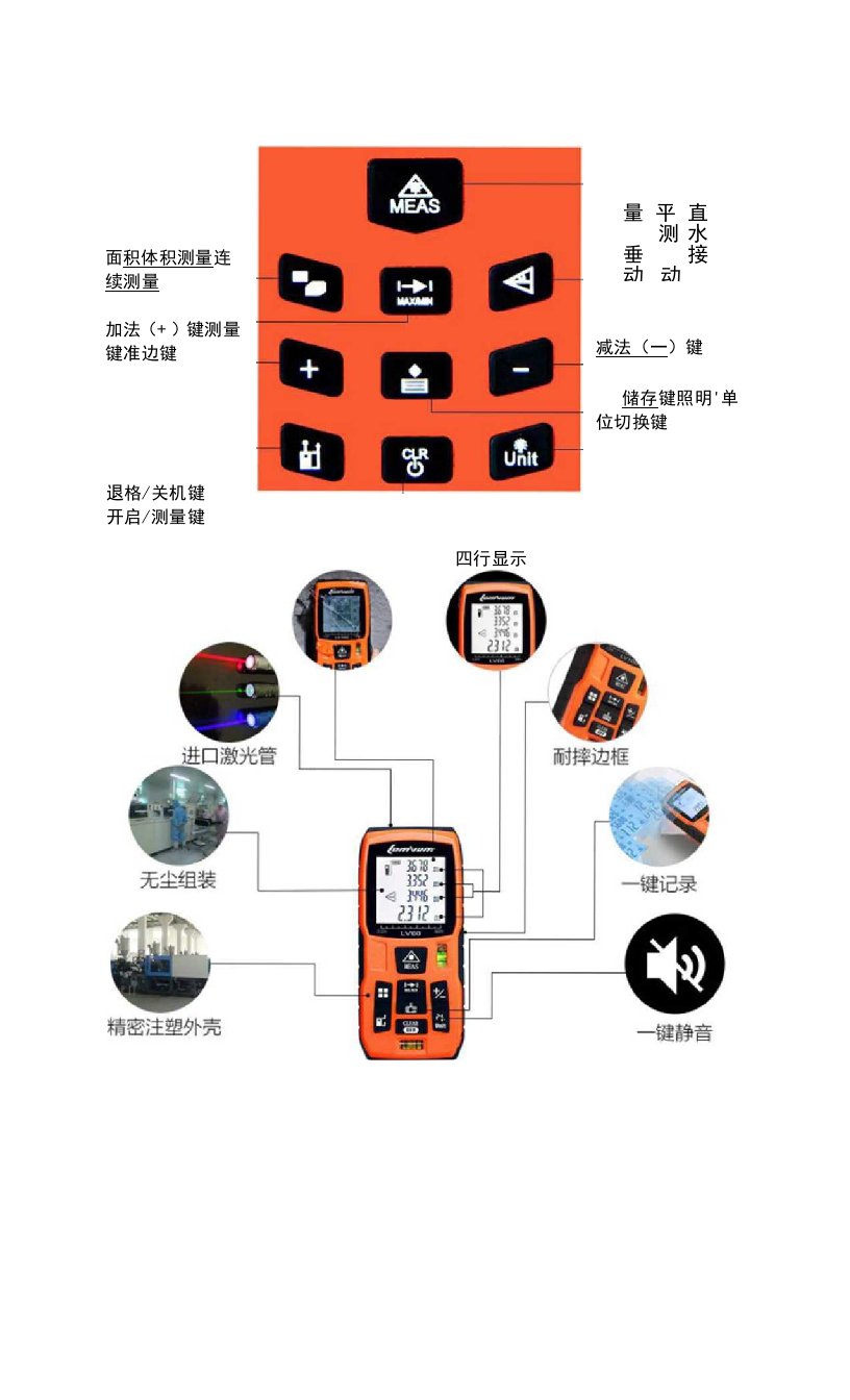 激光测距仪使用说明