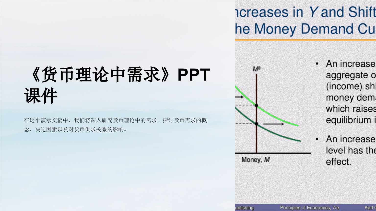 《货币理论中需求》课件