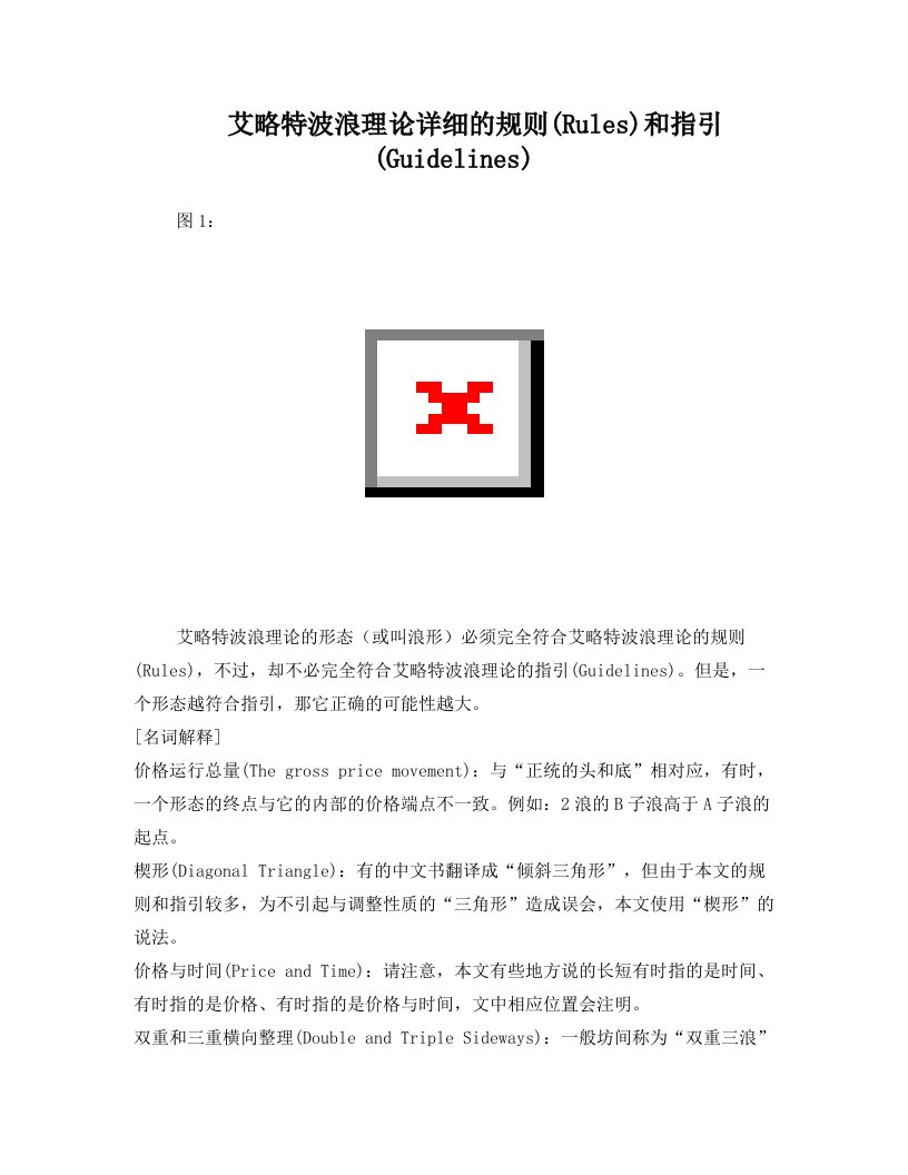 cstAAA艾略特波浪理论详细的规则(Rules)和指引(Guidelines)