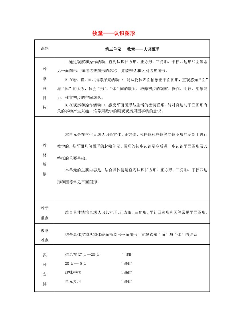 2019春一年级数学下册