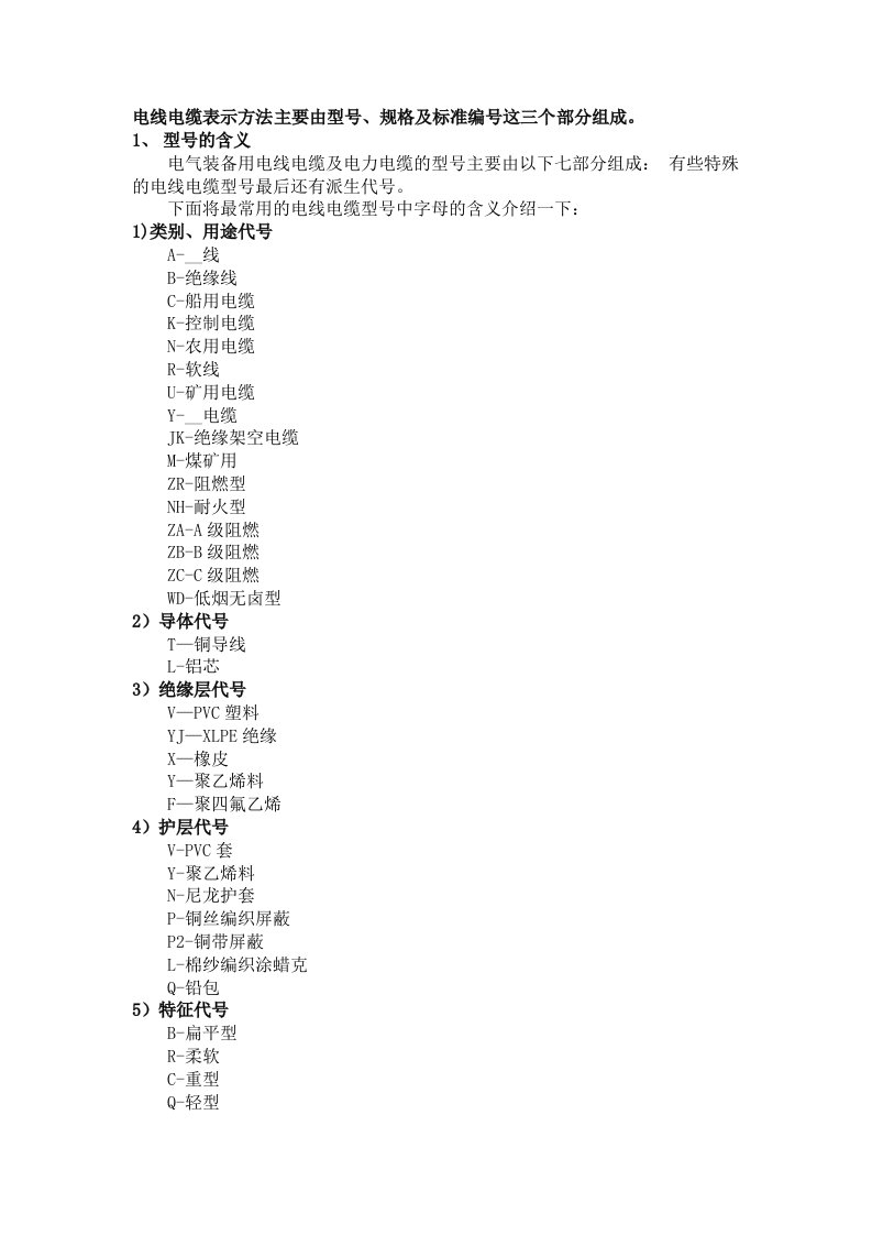 《电缆型号含义》word版