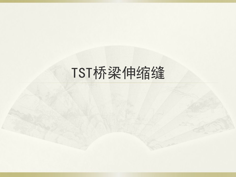 TST无缝伸缩缝施工方案