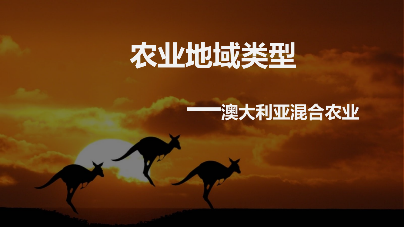 鲁教版必修二3.1农业地域类型——混合农业(共30张PPT)